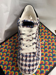 Kurt Geiger London Women's Laney Crystal Eye Houndstooth Platform Sneakers 8.5M1
