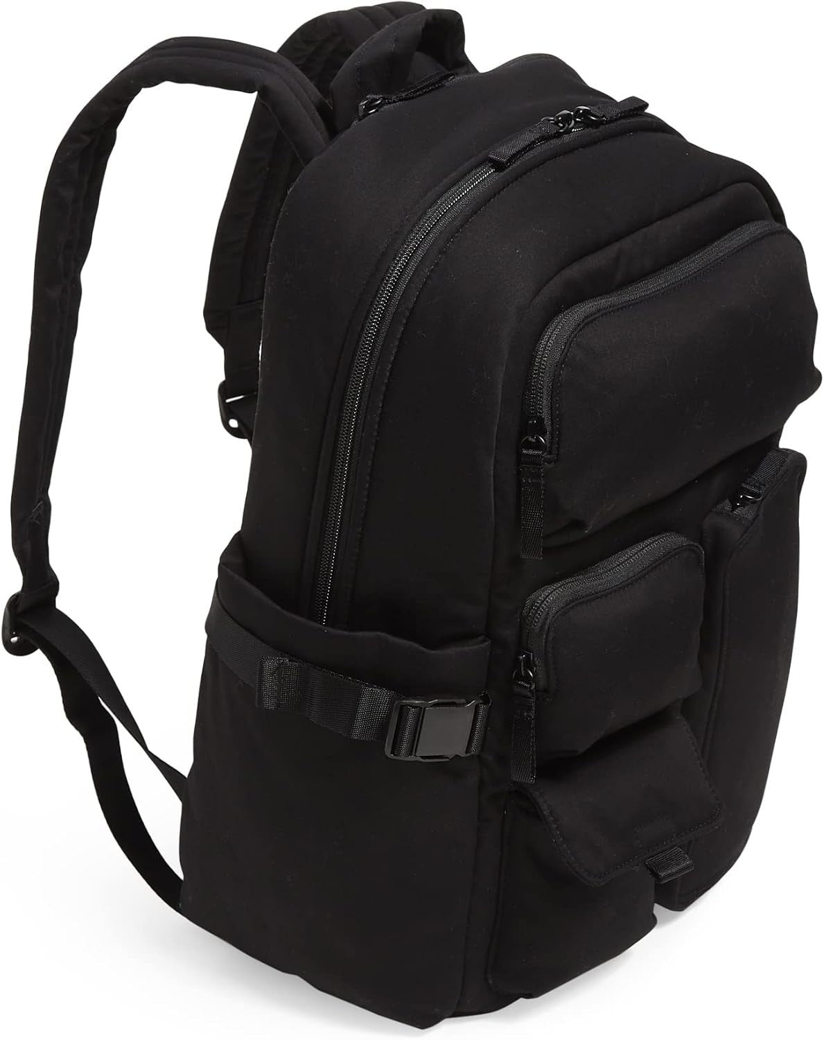 Vera Bradley Women's Cotton Utility Large Backpack, Black, One Size3