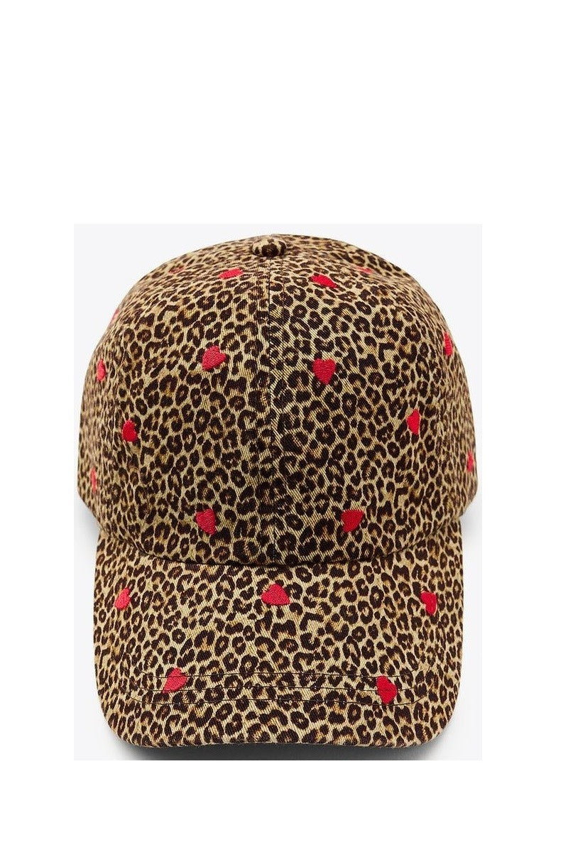 Zara Women's Animal Print Twill Cap O/S0