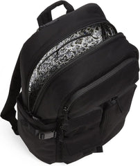 Vera Bradley Women's Cotton Utility Large Backpack, Black, One Size1