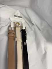 Steve Madden 3-For-1 Cream Mult Pearl Women's Belts - Small 3 Pack0