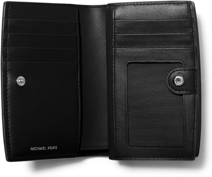 Michael Kors Womens Bryant Medium Zip Around Wallet Black One Size2