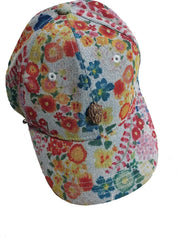 Kurt Geiger London Floral Denim Baseball Cap0