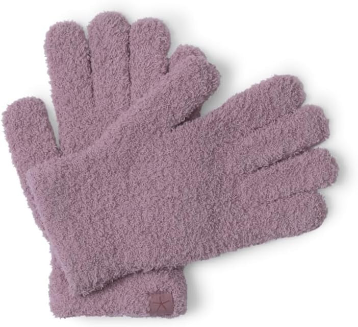 Barefoot Dreams Women's CozyChic Gloves, Teaberry, Small/Medium1