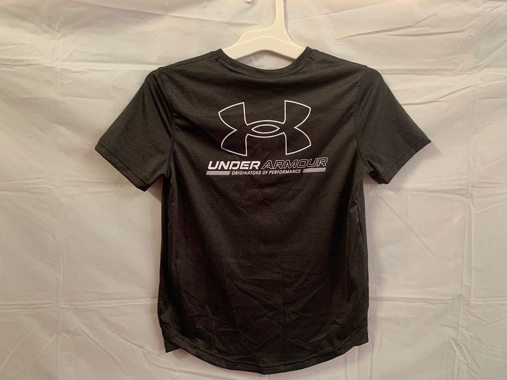 Under Armour Boys Short Sleeve T-Shirt Black YSM1