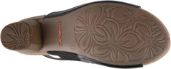 Josef Seibel Women's Rose 27 Heeled Sandal, Black, 37 Medium 6.5 US2