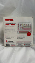 Skip Hop Crib Sheet 28" X 52" Stripes Pink/Yellow/White1