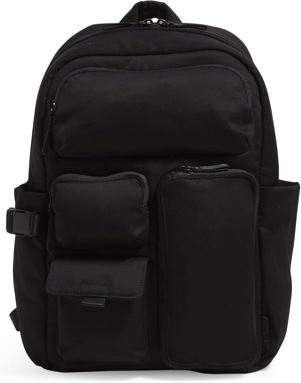 Vera Bradley Women's Cotton Utility Large Backpack, Black, One Size0