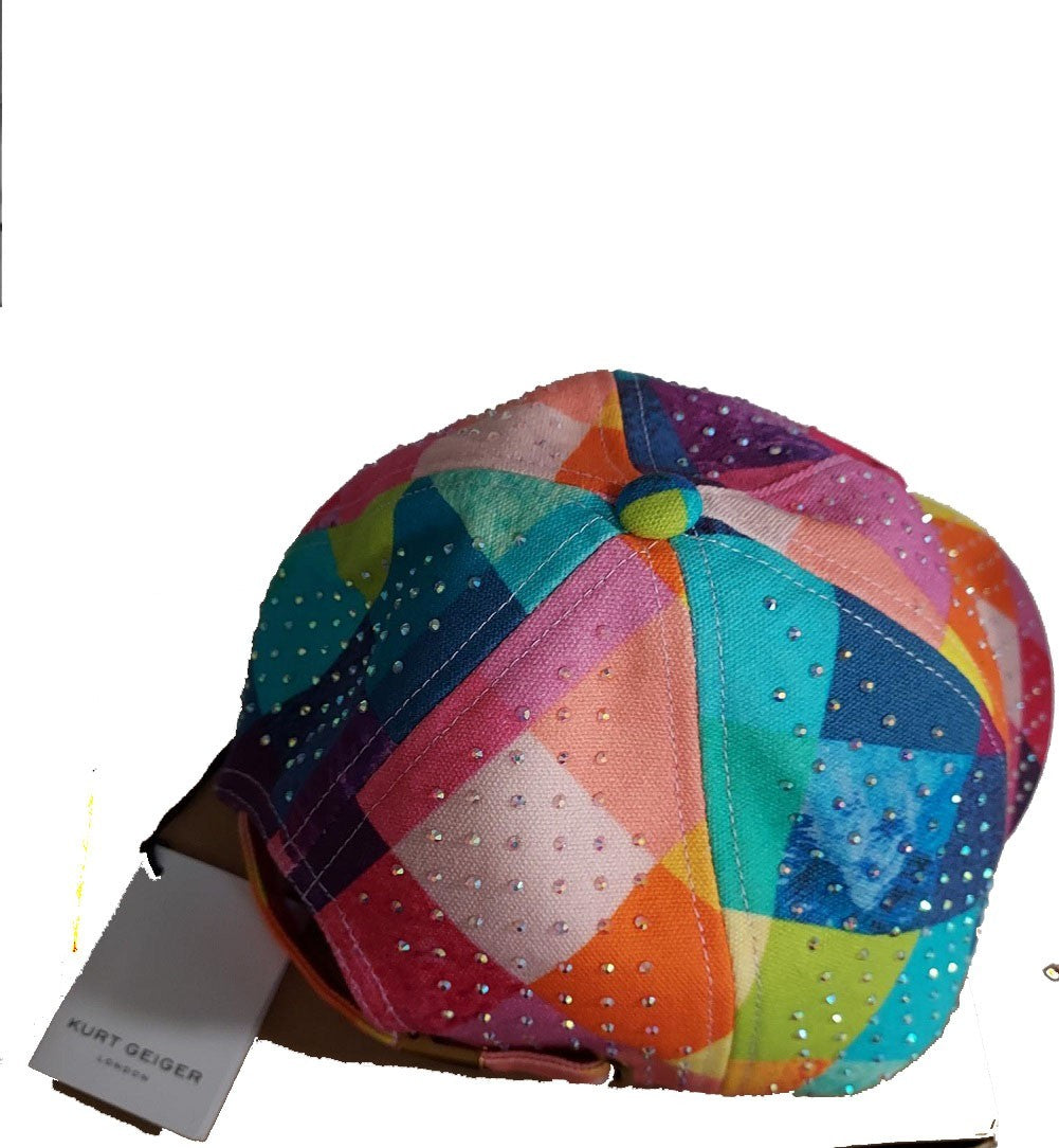 Kurt Geiger London Stained Glass Print Baseball Cap2