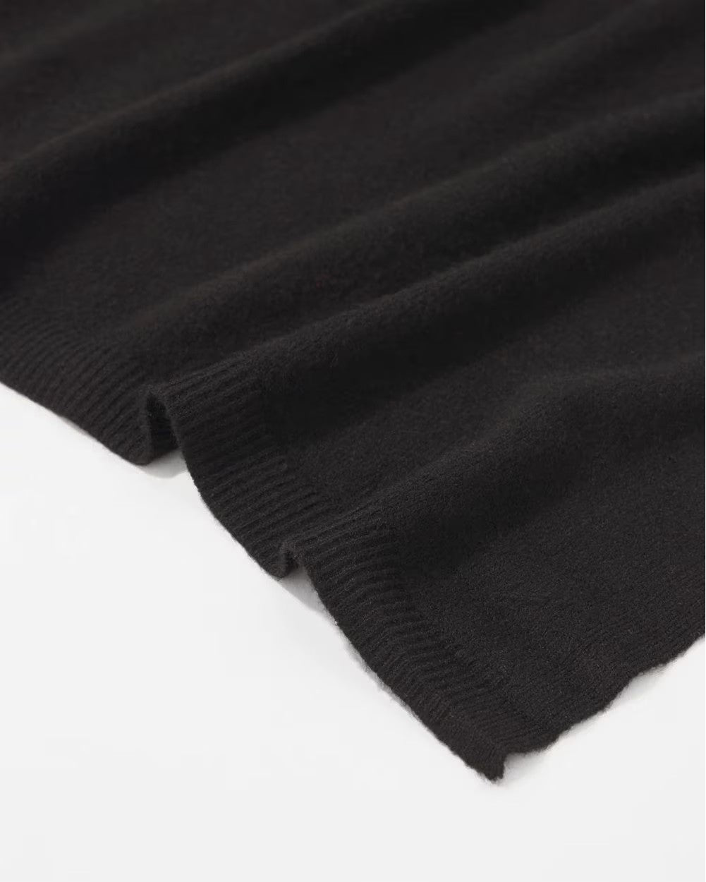 Sasso + Smyth Women's Solid Scarf Wrap Black O/S0