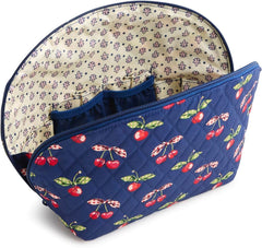 Vera Bradley Premium Cotton Large Dome Cosmetic Bag – Cherry Picking1