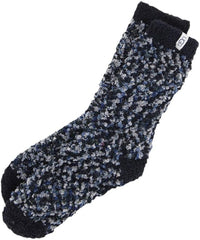 UGG Women's Cozy Chenille Sock, Black / Grey, O/S1
