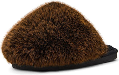 Steve Madden Women's Poof Slipper Brown 8 0