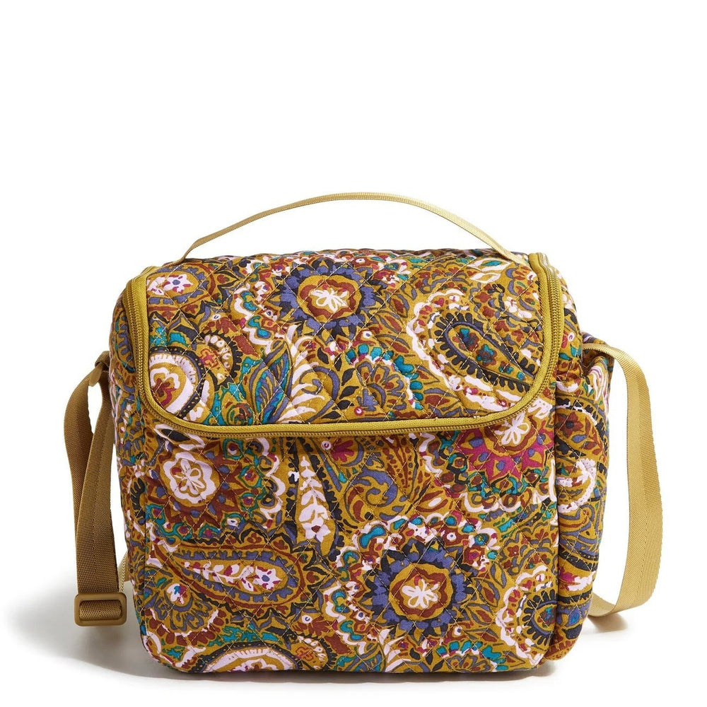 Vera Bradley Cotton Lunch Crossbody Buta Spray0