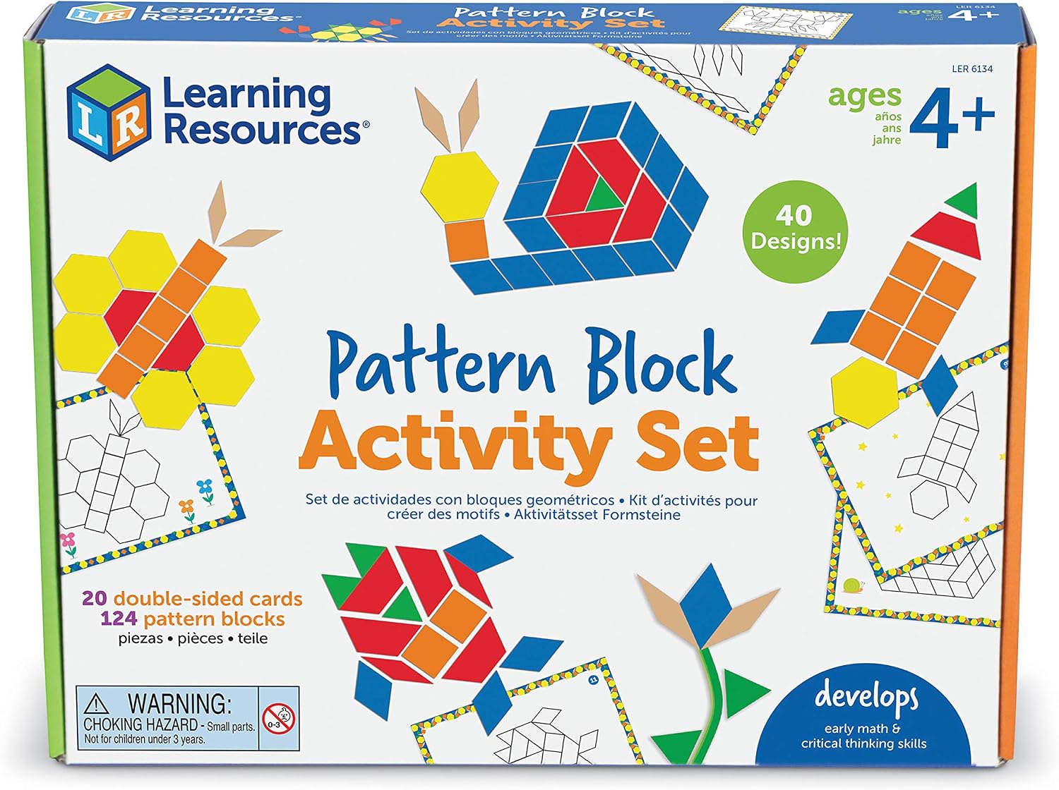 Learning Resources Pattern Block Activity Set