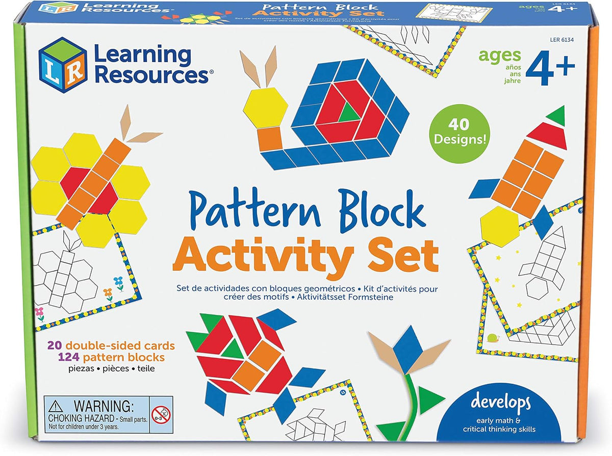Learning Resources Pattern Block Activity Set